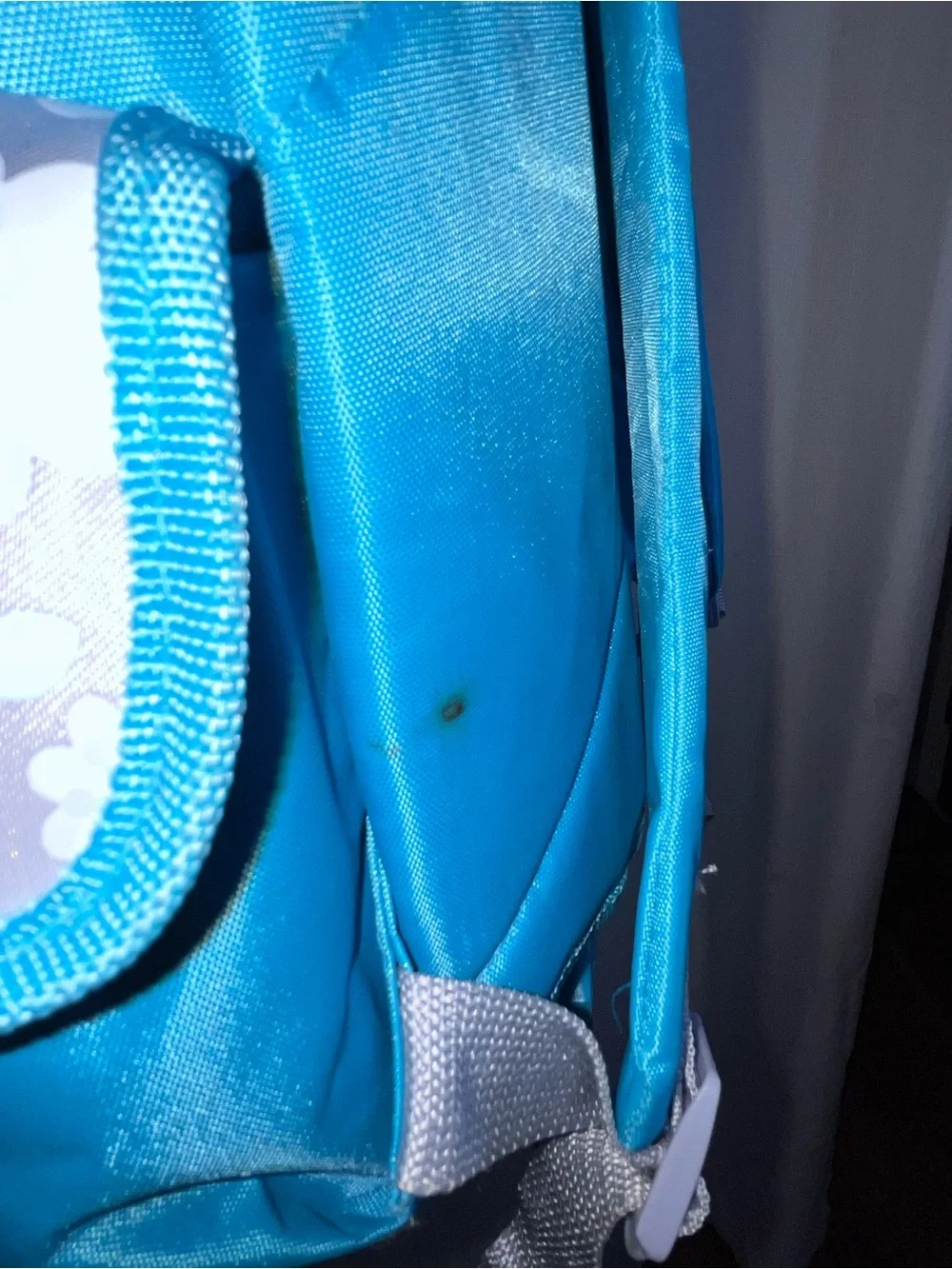 Hello Kitty Rolling Backpack Blue Cherry Blossom School Bag Sanrio